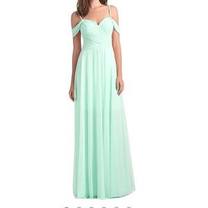 new mint green bridesmaids dress
